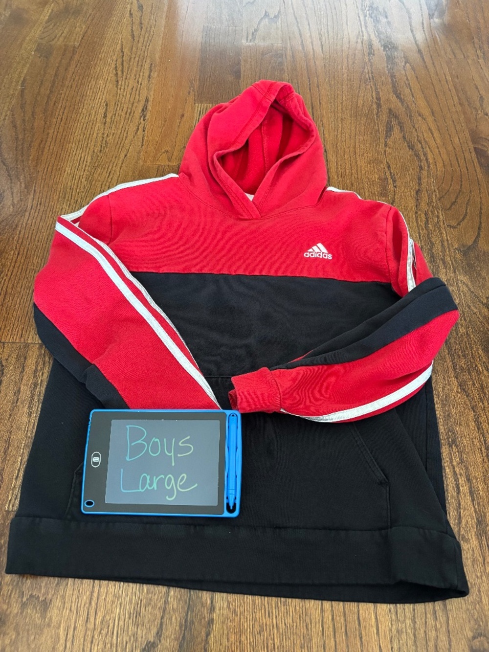 Boys Adidas Hoodie Size L